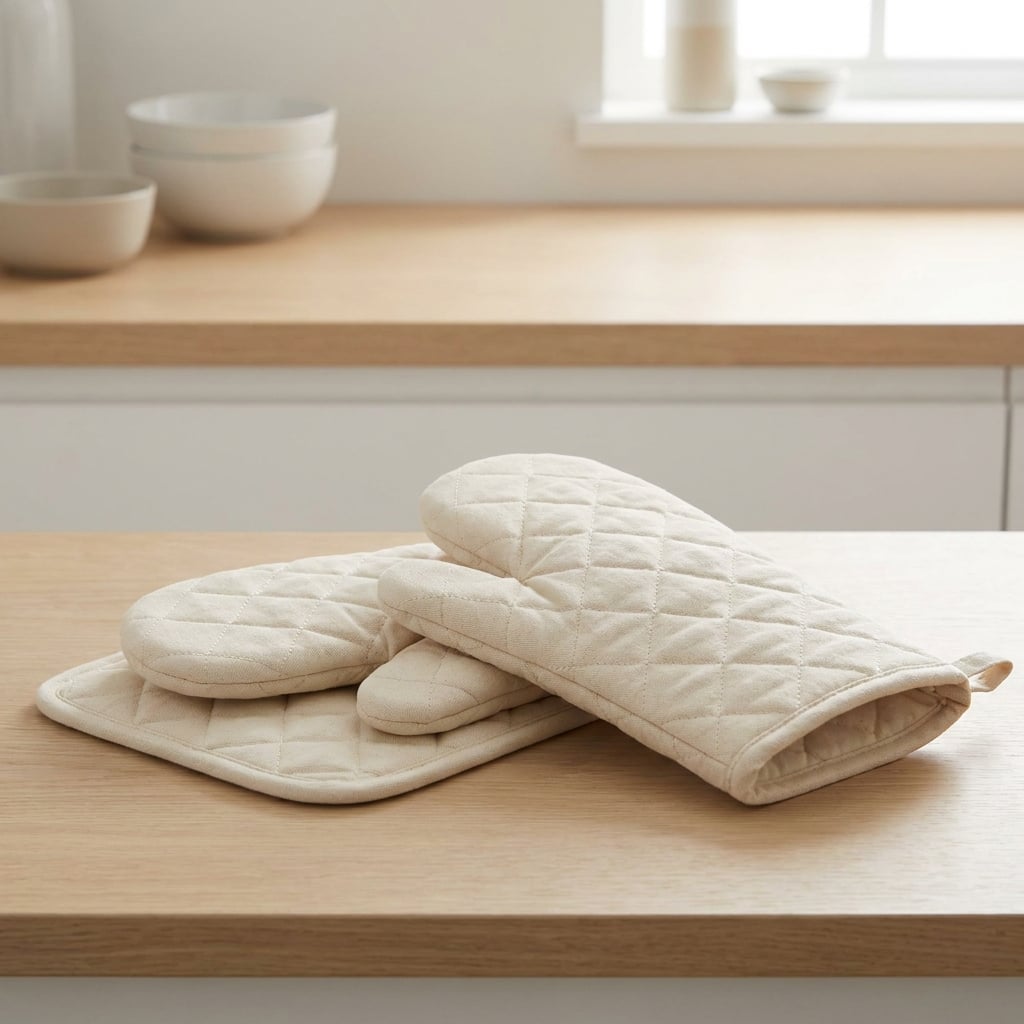 Oven Mitts & Pot Holder Set