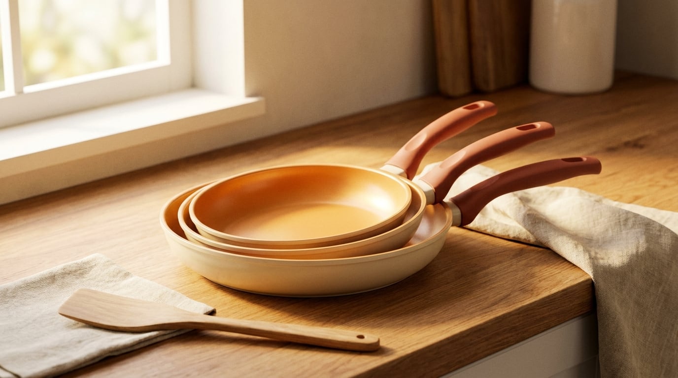 Glow Ceramic Nonstick Pan Set
