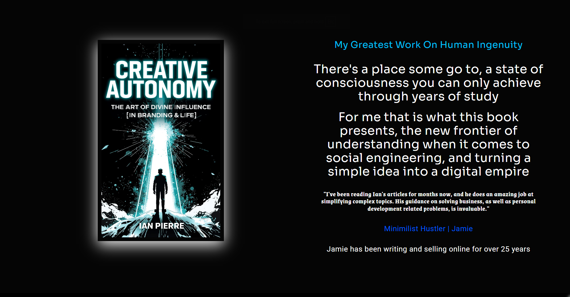 Creative Autonomy