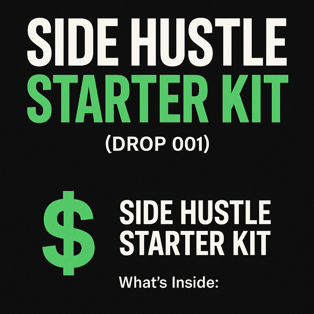 Side Hustle Starter Kit – Drop