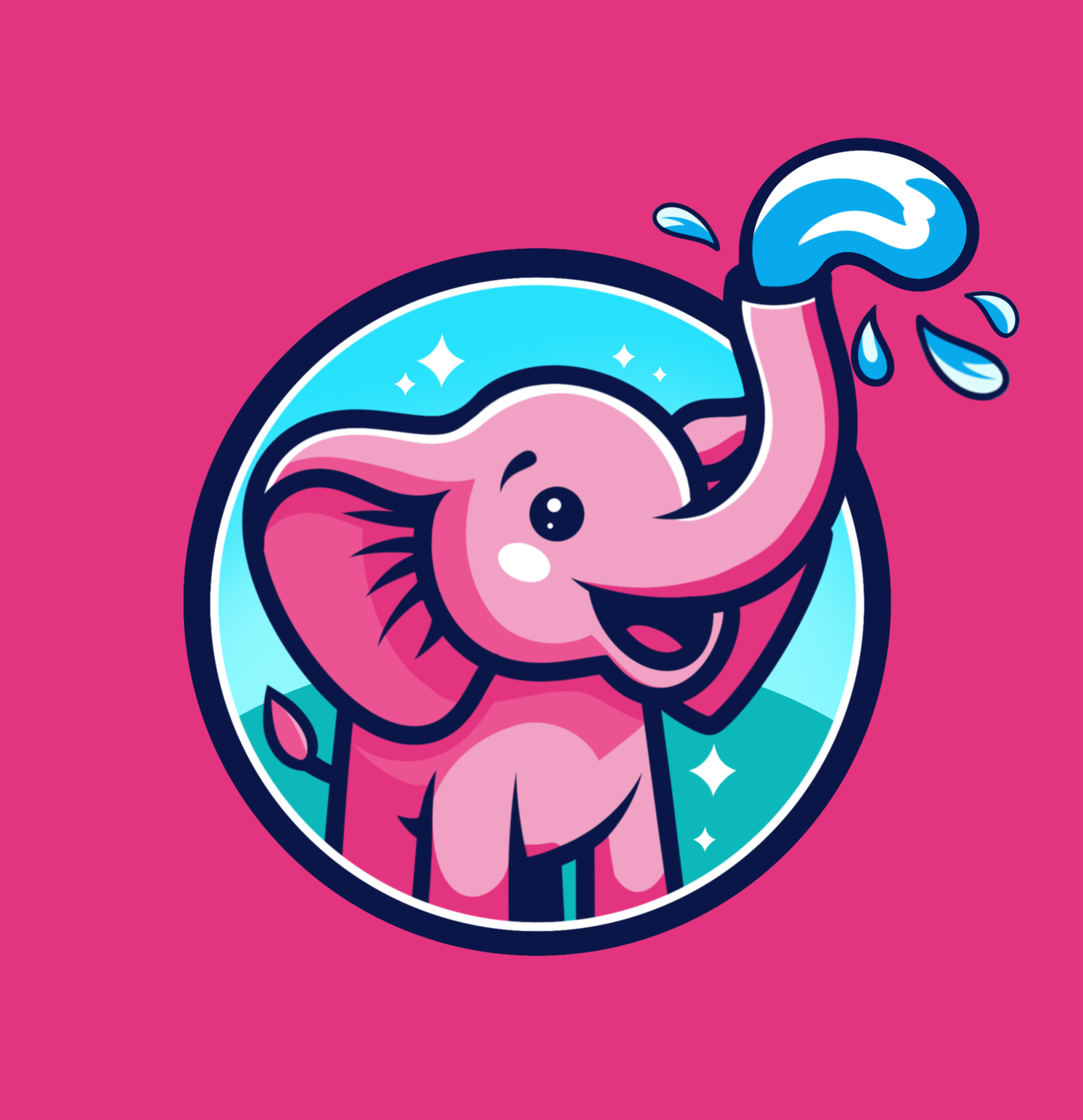 Aqua Elephant 
