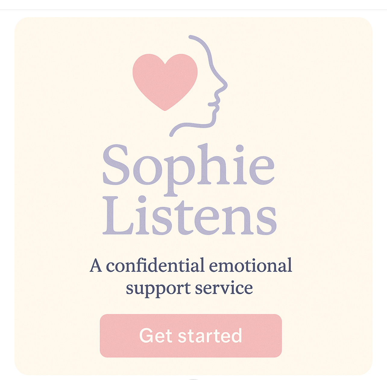 Sophie Listens - Safe Venting